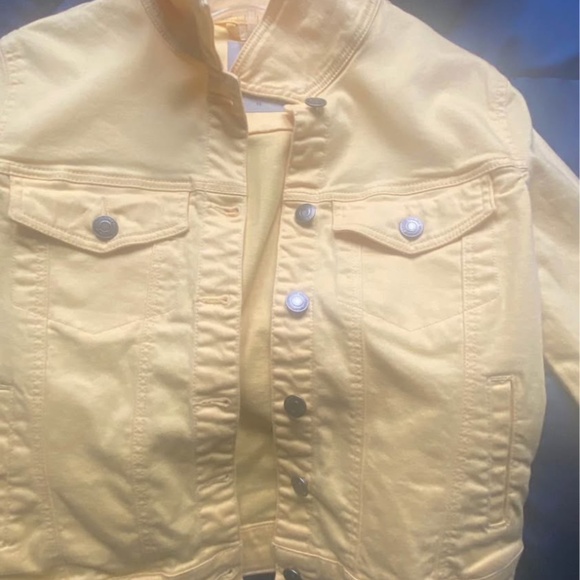 Yellow Jean Jacket for Women - Picture 4 of 4